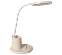 Beliani Lampada da scrivania LED per ufficio a casa regolabile con dimmer continuo modalità CCT beige