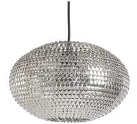Beliani - Lampada Da Soffitto In Metallo Color Nichel Reine