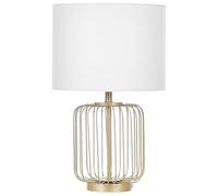 Beliani Lampada da Tavolo con Base Dorata