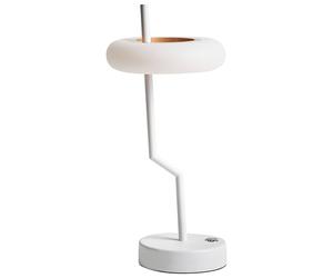 Beliani Lampada da tavolo in alluminio bianco senza fili per interni ed esterni