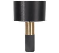 Beliani Lampada da tavolo in metallo color nero