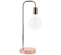 Beliani Lampada da tavolo in rame