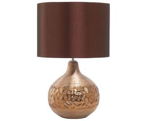 Beliani Lampada da tavolo moderna in colore marrone