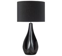Beliani Lampada da tavolo moderna in colore nero