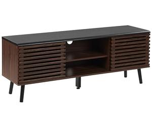 Beliani Mobile TV in colore legno wenge