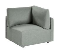 Beliani Modulo angolare Rivestimento in tessuto Divano a 1 posto Stile moderno Verde