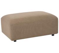 Beliani Pouf in tessuto in rivestimento idrorepellente marrone