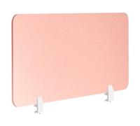 Beliani Scherzo da scrivania in PET con rivestimento in tessuto 80 x 50 cm rosa pesca