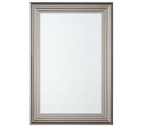 Beliani Specchio da parete in color argento 61 x 91