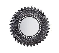 Beliani Specchio da parete tondo ø70 cm in argento