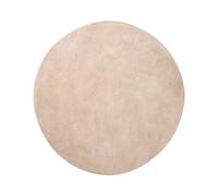 Beliani Tappeto rotondo in lana tuftato a mano 140 cm beige