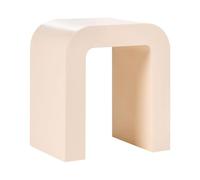 Beliani Tavolino dal design scandinavo moderno in MDF beige chiaro