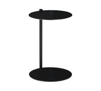 Beliani Tavolino moderno in metallo 35 x 52 cm, nero,