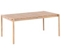 Beliani Tavolo da Giardino in Legno di Acacia per 6 Persone 180 x 100 cm
