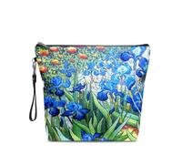 Belidome Borsa cosmetica da viaggio per cosmetici, Van Gogh Iris Floreale, Taglia unica
