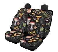 Belidome Coprisedili per auto a fungo per sedile anteriore posteriore morbido elasticizzato universale