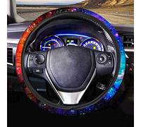 Belidome - Coprivolante per auto, colore: Rosso e Blu