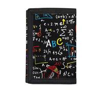 Belidome Portafoglio Moneybag Trifold Borse per le donne, Equazioni matematiche