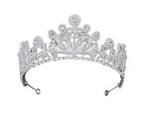 Beliepli per capelli Tiara a corona per donne Croona di capelli Belietti Accessori per capelli da sposa Accessori per capelli da sposa Accessori da donna corona barocca Rhinestone Tiaras Crystal