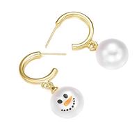 Belierna Pupazzo Pupazzo Orecchini A Cerchi Con Cristalli Scintillanti Accessorio Per Gioielli Vacanze Portatili Cristalli Ragazze Alla