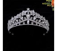 Belierri per capelli Tiara corona per donne Croona di capelli Croona di capelli Accessori per capelli da sposa Accessori per capelli da donna Croona barocca Rhinestone Tiaras Crystal Queen Party