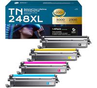 belietop TN248 Toner TN248xl compatibile con Brother MFC-L3740CDW MFC-L3740CDWE TN-248 Brother DCP-L3560CDW TN-248CMYK TN-248VAL MFC-L8390CDW HL-L3240CDW HL-L3220CWE DCP-L3520CDW(4Pack)