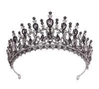 Belietti per capelli Tiara corona per donne antiche corone di nozze in bronzo diadem diadem principessa regina baroccia tiara di pavone da donna accessori da sposa