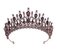 Belietti per capelli Tiara corona per donne antiche corone di nozze in bronzo diadem diadem principessa regina baroccia tiara di pavone da donna accessori da sposa