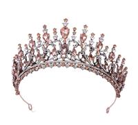 Belietti per capelli Tiara corona per donne antiche corone di nozze in bronzo diadem diadem principessa regina baroccia tiara di pavone da donna accessori da sposa