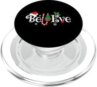 Believe Christmas - Cappello di Babbo Natale con albero di Natale PopSockets PopGrip per MagSafe