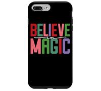 Believe In Magic Inspirational Positive Citazione Custodia per iPhone 7 Plus/8 Plus