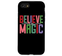Believe In Magic Inspirational Positive Citazione Custodia per iPhone SE (2020) / 7/8