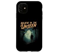 Believe In The Unseen Paranormal Forest Creature Custodia per iPhone 11