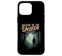 Believe In The Unseen Paranormal Forest Creature Custodia per iPhone 16 Pro Max