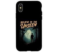 Believe In The Unseen Paranormal Forest Creature Custodia per iPhone X/XS