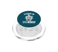 Believe In Yourself - Specchio riflettente con cane e lupo PopSockets PopGrip per MagSafe