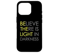 Believe There Is Light In Darkness Gesù Cross ART SUL RETRO Custodia per iPhone 16 Pro