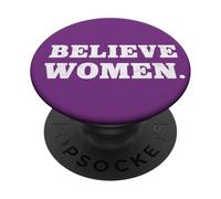 BELIEVE WOMEN. Simple Feminist Support PopSockets PopGrip Adesivo