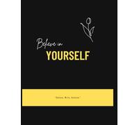 "Believe. Write. Achieve.": A Grid Notebook to Capture Your Thoughts, Goals & Daily Affirmations