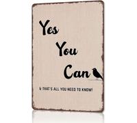 Believe You Can Achieve Metal Tin Sign for Student 8 X 12