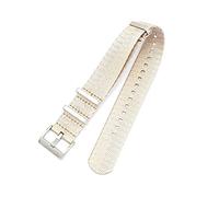 Believewang 20mm 22mm 24mm sedile Sostituzione della cinghia di nylon Nato Strap Military Watch Band cinturini, Cachi, 24mm