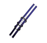 Believewang Rilascio rapido del cinturino di vigilanza per gli uomini/donne di nylon Nato il cinturino con fibbia in acciaio nero 18mm/20mm/22mm/24mm, 18mm
