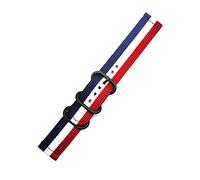Believewang Rilascio rapido del cinturino di vigilanza per gli uomini/donne di nylon Nato il cinturino con fibbia in acciaio nero 18mm/20mm/22mm/24mm, 18mm