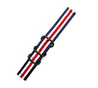Believewang Rilascio rapido del cinturino di vigilanza per gli uomini/donne di nylon Nato il cinturino con fibbia in acciaio nero 18mm/20mm/22mm/24mm, 24mm