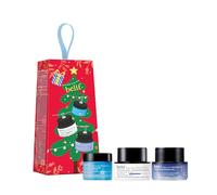 belif Aqua bomb Santa Moisturizer Kit | Kit idratazione da viaggio: crema viso, crema occhi, maschera notte. Trio perfetto, regalo coreano.