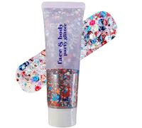 Beliky Girl Gel scintillante per il corpo, 50ML Gel scintillante per il viso Gel scintillante per il corpo Ombretto liquido, Gel scintillante liquido olografico con lustrini da sirena #7