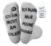 Belillpipi Divertente regalo Socekn per la lettura della birra, campeggio, sonno, pesca, carica, regalo divertente per uomini, donne, papà, regalo di compleanno, Natale, festa del papà, Io Non Sto