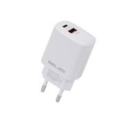 BELINE Ładowarka sieciowa 30 W GAN USB-c + USB-a, biała Marca