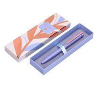 BELIUS BOLIGRAFO ROSE ALLUMINIO LAVANDA/ORO ROSA INCHIOSTRO BLU SCATOLA DI DESIGN