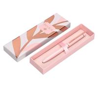 BELIUS BOLIGRAFO ROSE ALLUMINIO ROSA/ORO ROSA INCHIOSTRO BLU SCATOLA DI DESIGN